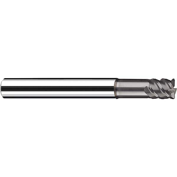 Fraisa - 3/8" Diam 6 Flute Solid Carbide 0.03" Corner Radius End Mill - A1 Tooling