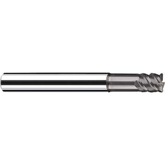 Fraisa - 3/8" Diam 6 Flute Solid Carbide 0.03" Corner Radius End Mill - A1 Tooling