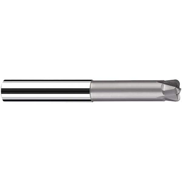 Fraisa - 6mm Diam Solid Carbide Single End 4 Flute High-Feed End Mill - A1 Tooling