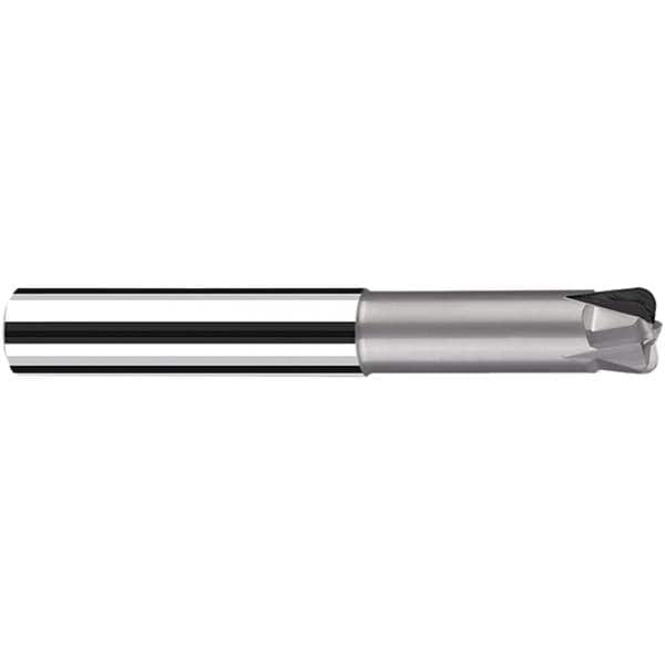 Fraisa - 6mm Diam Solid Carbide Single End 4 Flute High-Feed End Mill - A1 Tooling