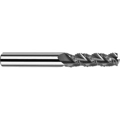 Fraisa - 3/8" Diam, 1-1/2" LOC, 3 Flute Solid Carbide Roughing Square End Mill - A1 Tooling