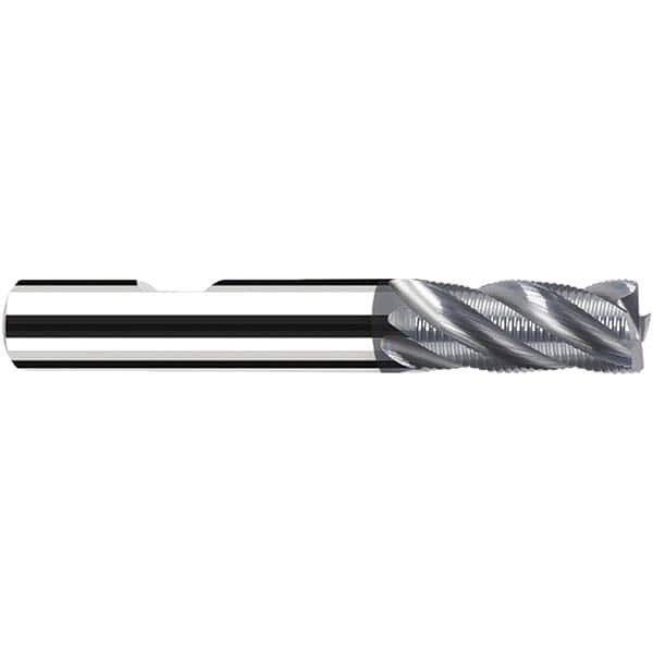 Fraisa - 1/2" Diam, 1-1/4" LOC, 4 Flute Solid Carbide Roughing Square End Mill - A1 Tooling