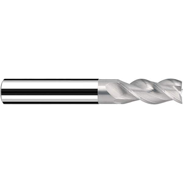 Fraisa - 3/8" Diam 3 Flute Solid Carbide 0.06" Corner Radius End Mill - A1 Tooling