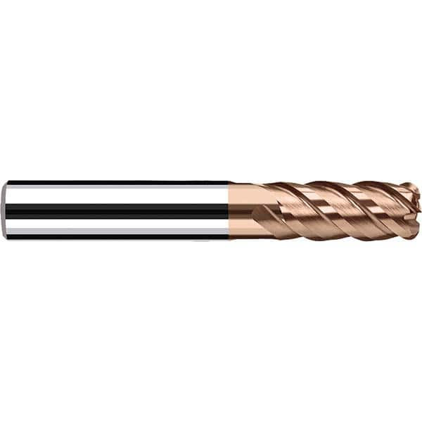 Fraisa - 8mm Diam 4 Flute Solid Carbide 0.2mm Corner Radius End Mill - A1 Tooling