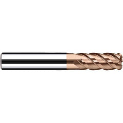 Fraisa - 1/4" Diam 4 Flute Solid Carbide 0.02" Corner Radius End Mill - A1 Tooling