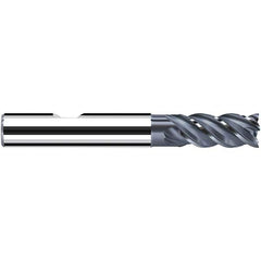 Fraisa - 9mm Diam 4 Flute Solid Carbide 0.2mm Corner Radius End Mill - A1 Tooling