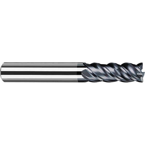 Fraisa - 3/8" Diam 4 Flute Solid Carbide 0.06" Corner Radius End Mill - A1 Tooling