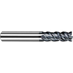 Fraisa - 3/8" Diam 4 Flute Solid Carbide 0.06" Corner Radius End Mill - A1 Tooling