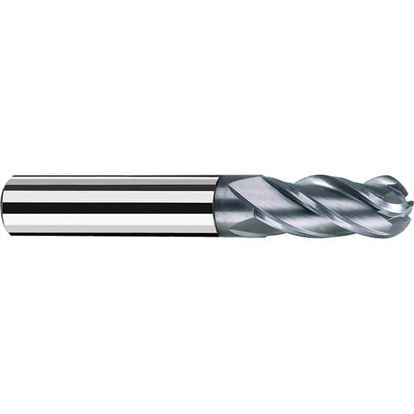 Fraisa - 5/16" Diam, 1" LOC, 4 Flute Solid Carbide Ball End Mill - A1 Tooling