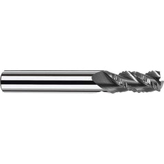 Fraisa - 1/2" Diam, 1-1/4" LOC, 3 Flute Solid Carbide Roughing Square End Mill - A1 Tooling