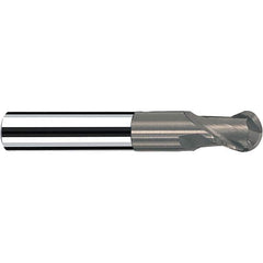 Fraisa - 0.0313" Diam, 0.0313" LOC, 2 Flute Solid Carbide Ball End Mill - A1 Tooling