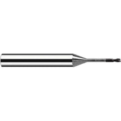 Fraisa - 1mm Diam 2 Flute Solid Carbide 0.2mm Corner Radius End Mill - A1 Tooling