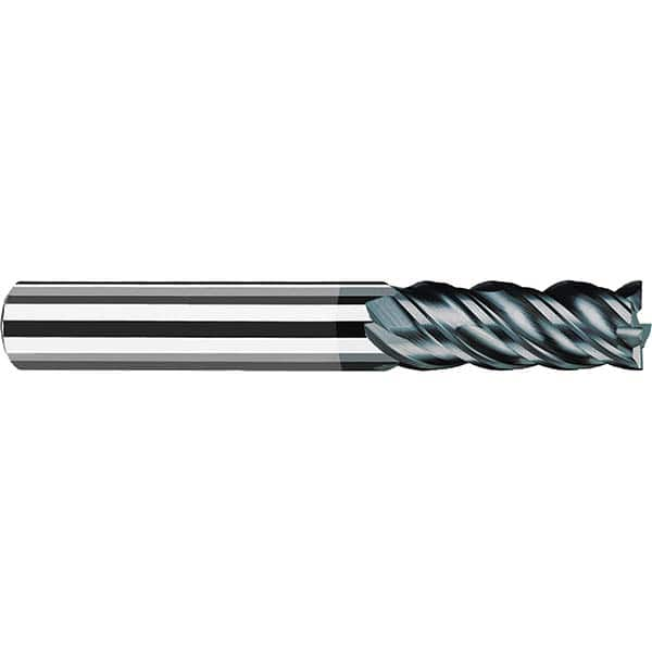 Fraisa - 1/2" Diam 4 Flute Solid Carbide 0.03" Corner Radius End Mill - A1 Tooling