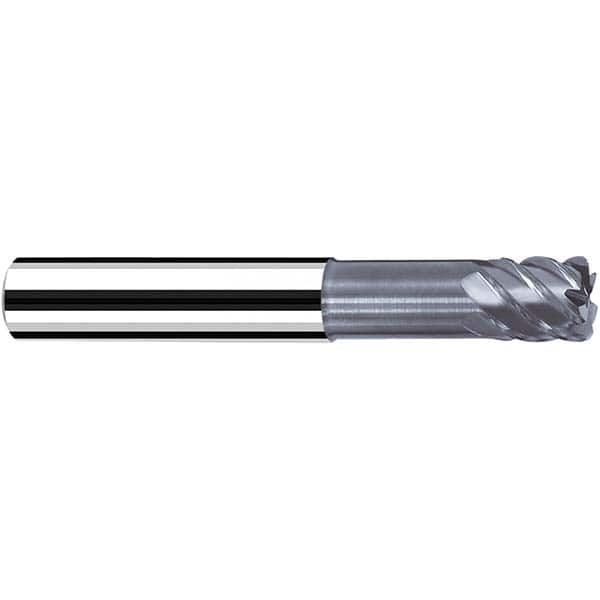 Fraisa - 6mm Diam 6 Flute Solid Carbide 0.8mm Corner Radius End Mill - A1 Tooling