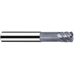 Fraisa - 6mm Diam 6 Flute Solid Carbide 0.8mm Corner Radius End Mill - A1 Tooling