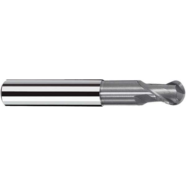 Fraisa - 1mm Diam, 1.5mm LOC, 2 Flute Solid Carbide Ball End Mill - A1 Tooling