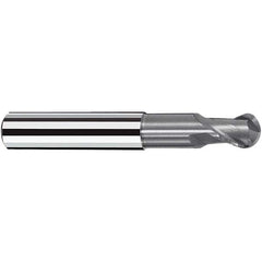 Fraisa - 5mm Diam, 6mm LOC, 2 Flute Solid Carbide Ball End Mill - A1 Tooling