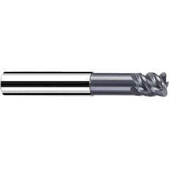 Fraisa - 1/8" Diam 4 Flute Solid Carbide 0.01" Corner Radius End Mill - A1 Tooling