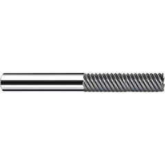 Fraisa - 1/8, 3/8" LOC, 1/4" Shank Diam, 2-1/4" OAL, 5 Flute Solid Carbide Square End Mill - A1 Tooling