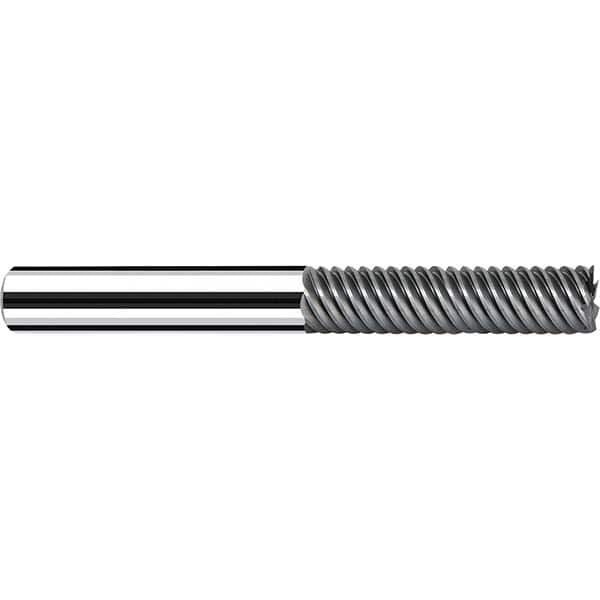 Fraisa - 3/16, 9/16" LOC, 1/4" Shank Diam, 2-1/2" OAL, 5 Flute Solid Carbide Square End Mill - A1 Tooling