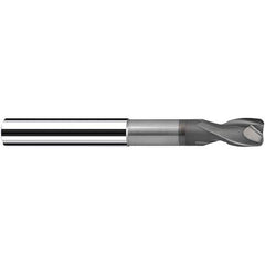 Fraisa - 8mm Diam 2 Flute Solid Carbide 0.5mm Corner Radius End Mill - A1 Tooling