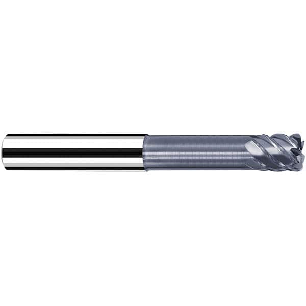 Fraisa - 8mm Diam 4 Flute Solid Carbide 1mm Corner Radius End Mill - A1 Tooling