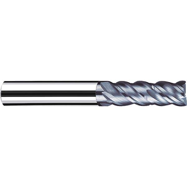 Fraisa - 1/8, 5/16" LOC, 1/4" Shank Diam, 2-1/4" OAL, 4 Flute Solid Carbide Square End Mill - A1 Tooling