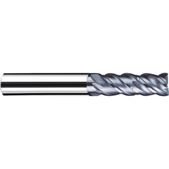 Fraisa - 1/4, 5/8" LOC, 1/4" Shank Diam, 2-1/4" OAL, 4 Flute Solid Carbide Square End Mill - A1 Tooling