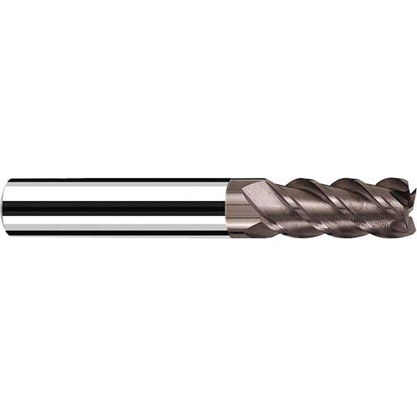 Fraisa - 1/2, 1-1/4" LOC, 1/2" Shank Diam, 3-1/2" OAL, 4 Flute Solid Carbide Square End Mill - A1 Tooling