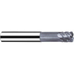 Fraisa - 1/8" Diam 4 Flute Solid Carbide 0.02" Corner Radius End Mill - A1 Tooling