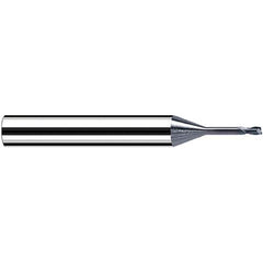 Fraisa - 1mm, 1mm LOC, 57mm OAL, 2 Flute Solid Carbide Square End Mill - A1 Tooling