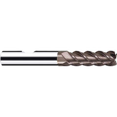 Fraisa - 1/2, 2" LOC, 1/2" Shank Diam, 4" OAL, 4 Flute Solid Carbide Square End Mill - A1 Tooling