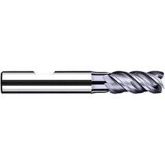 Fraisa - 4mm Diam 4 Flute Solid Carbide 0.1mm Corner Radius End Mill - A1 Tooling