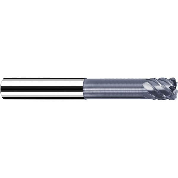 Fraisa - 3/8" Diam 6 Flute Solid Carbide 0.02" Corner Radius End Mill - A1 Tooling