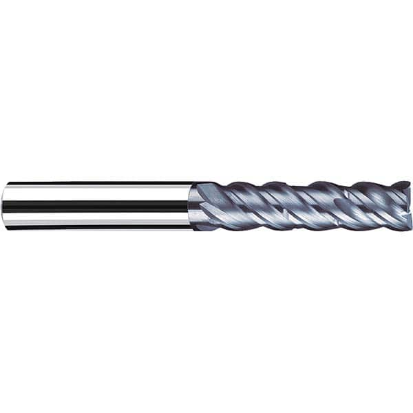 Fraisa - 3/8, 1-1/8" LOC, 3/8" Shank Diam, 3" OAL, 4 Flute Solid Carbide Square End Mill - A1 Tooling