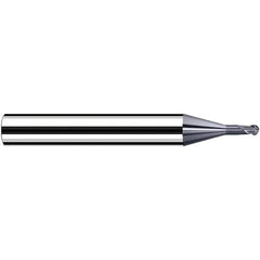 Fraisa - 0.5mm Diam, 3.6mm LOC, 2 Flute Solid Carbide Ball End Mill - A1 Tooling