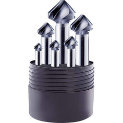 Guhring - Countersink Sets Countersink Type: Three Flute Minimum Head Diameter (Inch): 1/4 - A1 Tooling