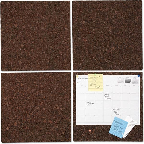 UNIVERSAL - Cork Bulletin Boards Style: Bulletin Color: Dark Brown - A1 Tooling