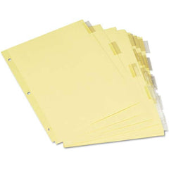 UNIVERSAL - Tabs, Indexes & Dividers Indexes & Divider Type: Customizable Size: 8-1/2 x 11 - A1 Tooling