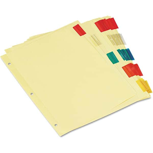 UNIVERSAL - Tabs, Indexes & Dividers Indexes & Divider Type: Customizable Size: 8-1/2 x 11 - A1 Tooling