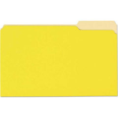 UNIVERSAL - File Folders, Expansion Folders & Hanging Files Folder/File Type: File Folders with Top Tab Color: Light Yellow - A1 Tooling