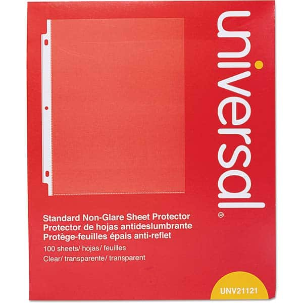 UNIVERSAL - Document Protectors Type: Sheet Protector Width (Inch): 9.65 - A1 Tooling