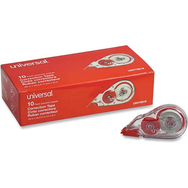 UNIVERSAL - Correction Fluid & Tape Type: Correction Tape Non-Refillable Tape Size: 1/5 x 315" - A1 Tooling