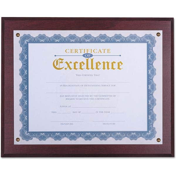 UNIVERSAL - Document Protectors Type: Award Plaque Width (Inch): 13.33 - A1 Tooling