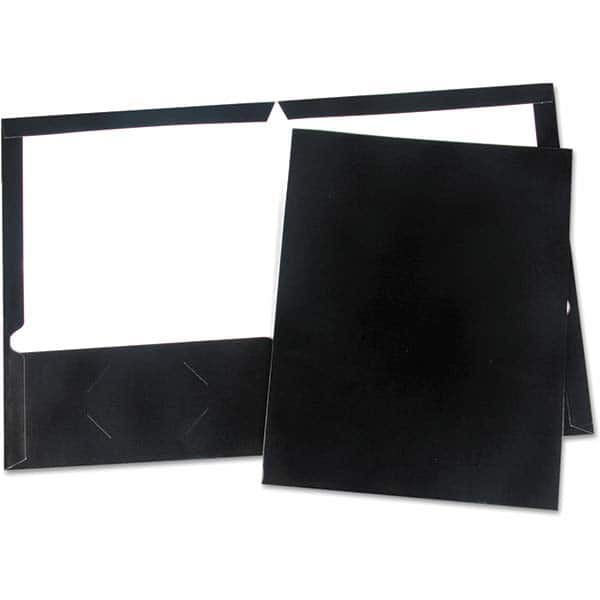 UNIVERSAL - File Folders, Expansion Folders & Hanging Files Folder/File Type: Pocket Folders Color: Black - A1 Tooling