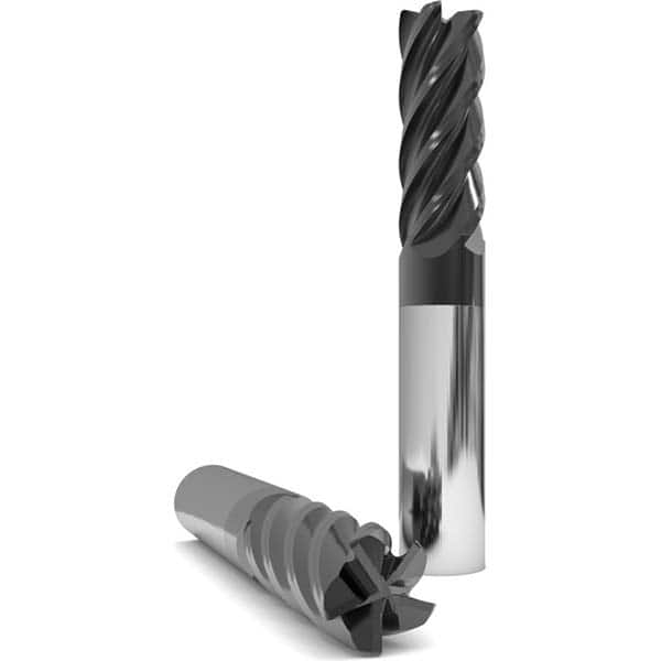 GWS - 1/4" Diam 4 Flute Solid Carbide 0.06" Corner Radius End Mill - A1 Tooling