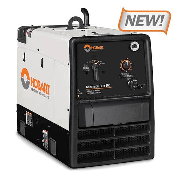 Hobart Welding Products - Portable Welder/Generators Amperage Rating: 260 Duty Cycle: 100% - A1 Tooling