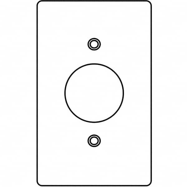 Hubbell Killark - Wall Plates Wall Plate Type: Outlet Wall Plates Color: Gray - A1 Tooling