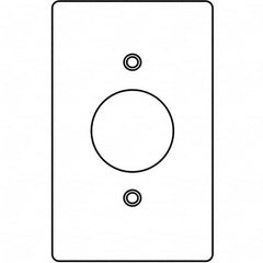 Hubbell Killark - Wall Plates Wall Plate Type: Outlet Wall Plates Color: Gray - A1 Tooling