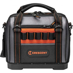 Crescent - 32 Pocket, Polyester, Black/Orange Closed Top Tool Bag - A1 Tooling